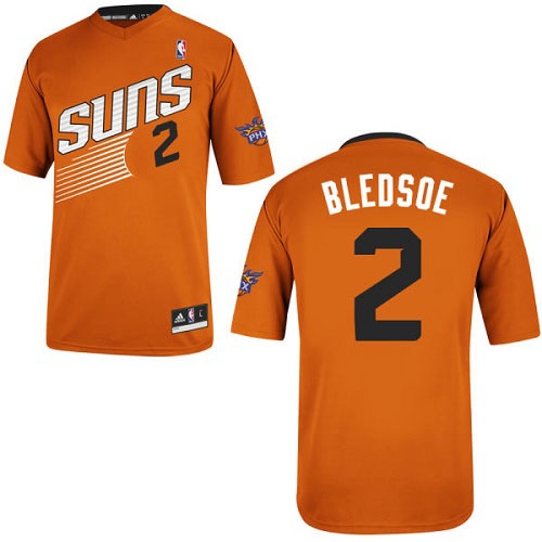Eric Bledsoe Authentic In Orange Adidas NBA Phoenix Suns #2 Men's Alternate Jersey